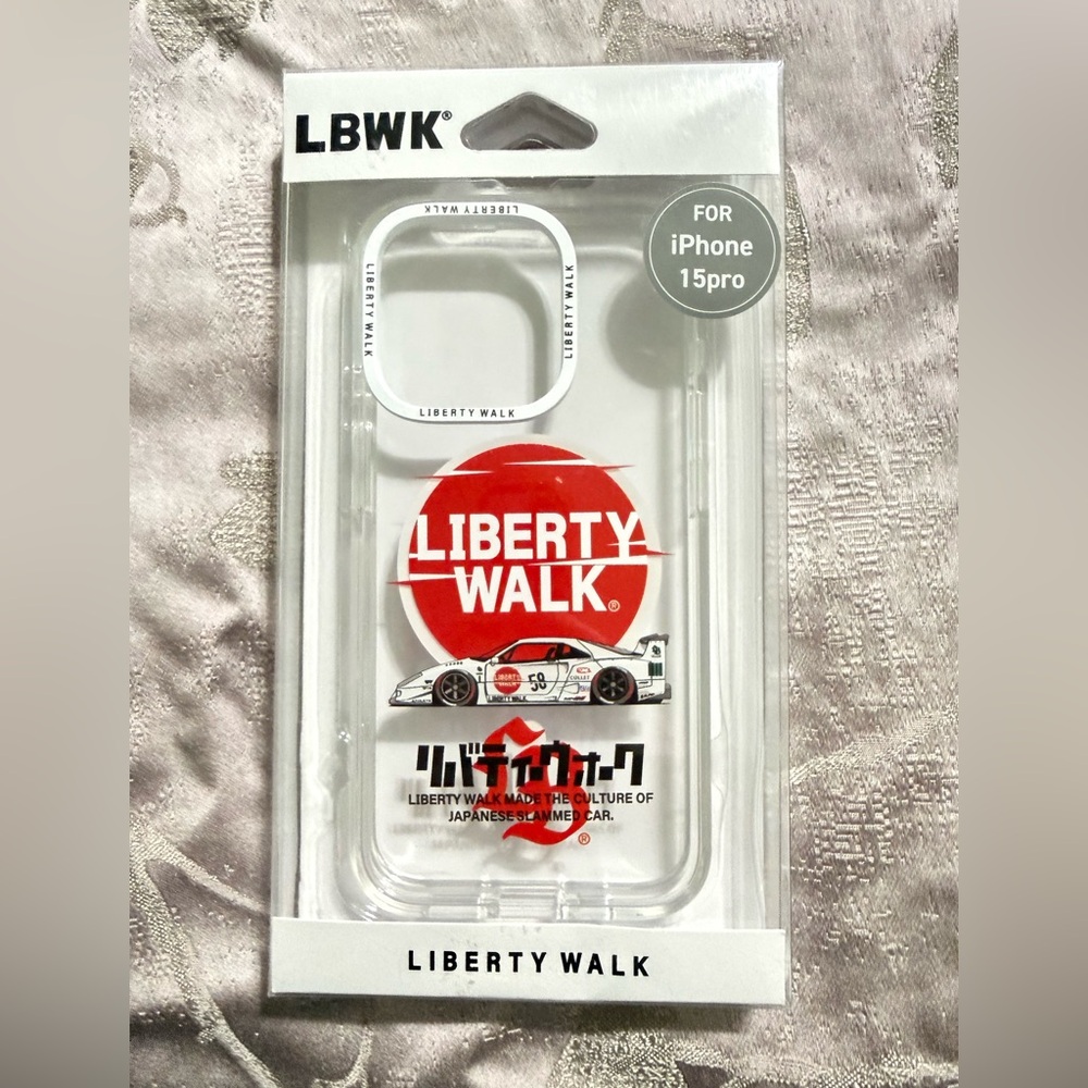 Iconic Liberty Walk Clear Case for iPhone 15 Pro